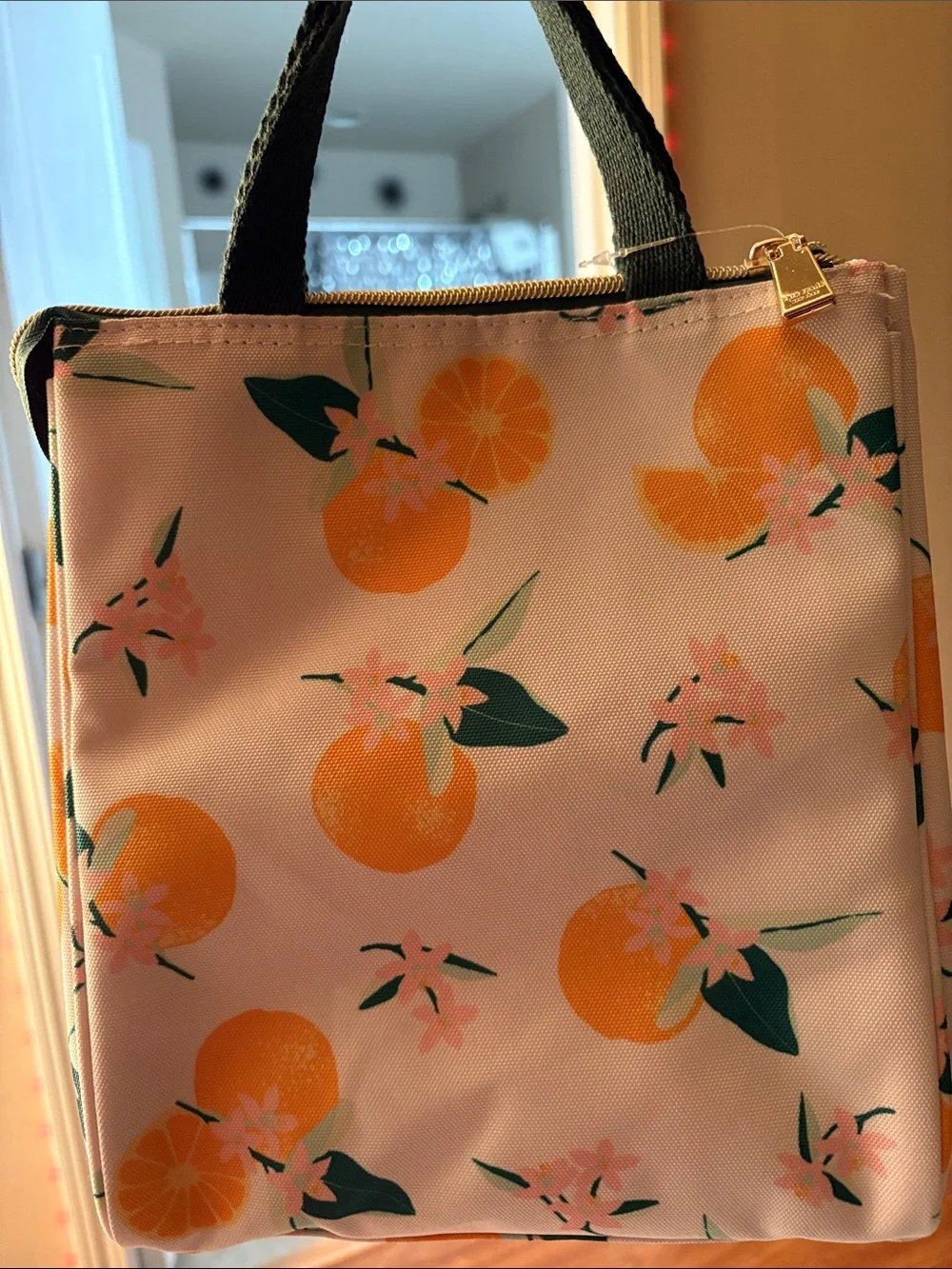 Two Items💛 kate spade Orange Blossom Insulated Tote - With Napkins